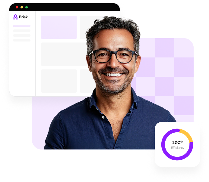 Brisk® AI Market Research Platform Dashboard