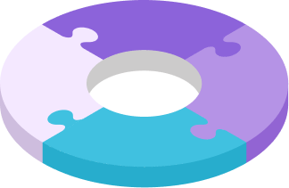 Donut chart illustration